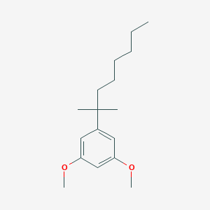 molecular formula C17H28O2 B037765 1,3-Dimethoxy-5-(2-methyloctan-2-yl)benzene CAS No. 60526-81-0