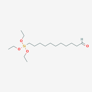 molecular formula C17H36O4Si B037766 Triethoxysilylundecanal CAS No. 116047-42-8
