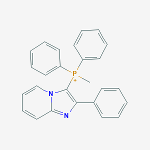molecular formula C26H22N2P+ B377669 Methyl(diphenyl)(2-phenylimidazo[1,2-a]pyridin-3-yl)phosphonium 