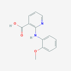 molecular formula C13H12N2O3 B037767 2-[(2-甲氧基苯基)氨基]吡啶-3-羧酸 CAS No. 114501-02-9