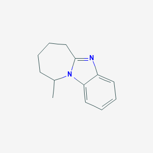 molecular formula C13H16N2 B037770 10-methyl-7,8,9,10-tetrahydro-6H-azepino[1,2-a]benzimidazole CAS No. 117776-82-6