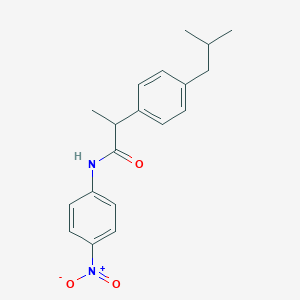 N-{4-nitrophenyl}-2-(4-isobutylphenyl)propanamide