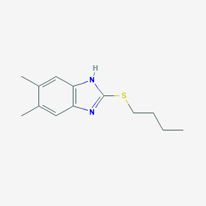 2-(butylsulfanyl)-5,6-dimethyl-1H-benzimidazole
