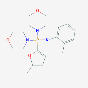 4-[(5-Methyl-2-furyl)(2-methylphenyl)4-morpholinylphosphorimidoyl]morpholine