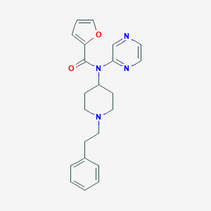 molecular formula C22H24N4O2 B037772 美芬太尼 CAS No. 117523-47-4