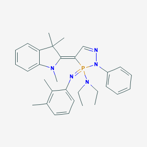 N-[3-(diethylamino)-2-phenyl-4-(1,3,3-trimethyl-1,3-dihydro-2H-indol-2-ylidene)-3,4-dihydro-2H-1,2,3lambda~5~-diazaphosphol-3-ylidene]-N-(2,3-dimethylphenyl)amine