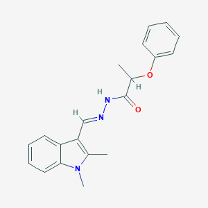 N'-[(1,2-dimethyl-1H-indol-3-yl)methylene]-2-phenoxypropanohydrazide