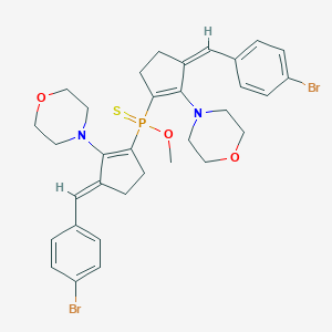O-methyl bis[3-(4-bromobenzylidene)-2-(4-morpholinyl)-1-cyclopenten-1-yl]phosphinothioate