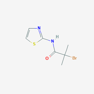 2-bromo-2-methyl-N-(1,3-thiazol-2-yl)propanamide