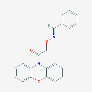 benzaldehyde O-[2-oxo-2-(10H-phenoxazin-10-yl)ethyl]oxime