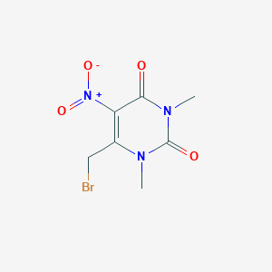 6-(Bromomethyl)-1,3-dimethyl-5-nitropyrimidine-2,4(1H,3H)-dione