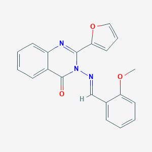 2-(2-furyl)-3-[(2-methoxybenzylidene)amino]-4(3H)-quinazolinone
