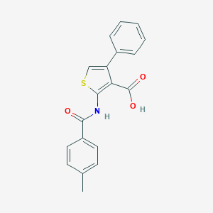 2-(4-Methylbenzamido)-4-phenylthiophene-3-carboxylic acid