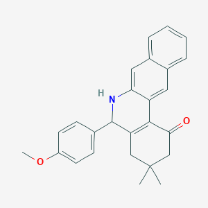 5-(4-methoxyphenyl)-3,3-dimethyl-3,4,5,6-tetrahydrobenzo[b]phenanthridin-1(2H)-one