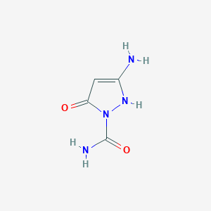 3-amino-5-hydroxy-1H-pyrazole-1-carboxamide