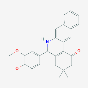 5-(3,4-dimethoxyphenyl)-3,3-dimethyl-3,4,5,6-tetrahydrobenzo[b]phenanthridin-1(2H)-one
