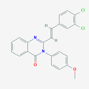 2-[2-(3,4-dichlorophenyl)vinyl]-3-(4-methoxyphenyl)-4(3H)-quinazolinone