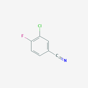 molecular formula C7H3ClFN B037791 3-Chloro-4-fluorobenzonitrile CAS No. 117482-84-5