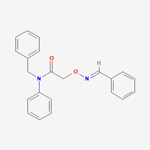 molecular formula C22H20N2O2 B377928 N-benzyl-2-[(benzylideneamino)oxy]-N-phenylacetamide 