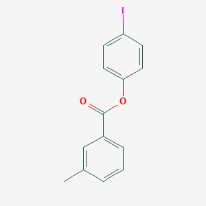 molecular formula C14H11IO2 B378022 4-Iodophenyl 3-methylbenzoate 