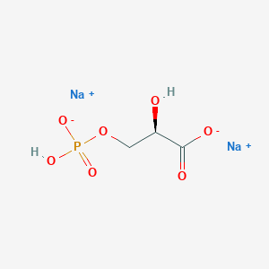 molecular formula C3H5Na2O7P B037804 D-(-)-3-Phosphoglyceric acid disodium salt CAS No. 80731-10-8