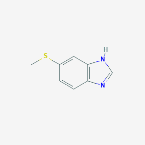 molecular formula C8H8N2S B037816 5-(Methylthio)-1H-benzimidazole CAS No. 121537-61-9