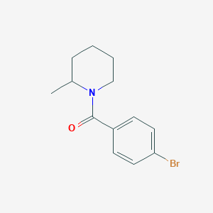 molecular formula C13H16BrNO B378241 1-(4-Bromobenzoyl)-2-methylpiperidine CAS No. 331256-17-8