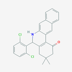 5-(2,6-dichlorophenyl)-3,3-dimethyl-3,4,5,6-tetrahydrobenzo[b]phenanthridin-1(2H)-one