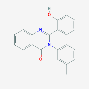 2-(2-hydroxyphenyl)-3-(3-methylphenyl)-4(3H)-quinazolinone