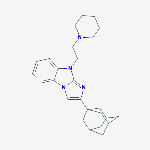 9-[2-(piperidin-1-yl)ethyl]-2-[(3s,5s,7s)-tricyclo[3.3.1.1~3,7~]dec-1-yl]-9H-imidazo[1,2-a]benzimidazole