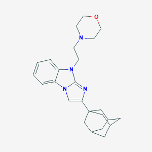 9-[2-(morpholin-4-yl)ethyl]-2-[(3s,5s,7s)-tricyclo[3.3.1.1~3,7~]dec-1-yl]-9H-imidazo[1,2-a]benzimidazole