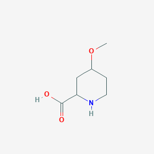 molecular formula C7H13NO3 B037829 4-Methoxypiperidine-2-carboxylic acid CAS No. 123811-79-0