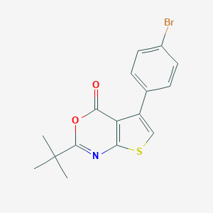 5-(4-bromophenyl)-2-tert-butyl-4H-thieno[2,3-d][1,3]oxazin-4-one