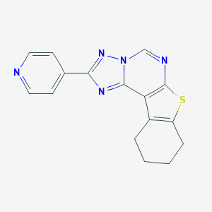molecular formula C16H13N5S B378337 Cambridge id 5787003 