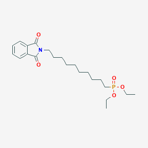 molecular formula C22H34NO5P B037839 2-(10-Diethoxyphosphoryldecyl)isoindole-1,3-dione CAS No. 120818-68-0