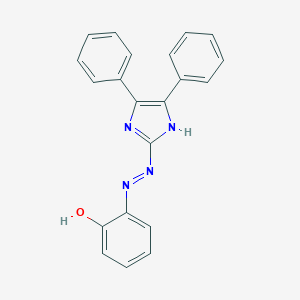 2-[(4,5-diphenyl-1H-imidazol-2-yl)diazenyl]phenol