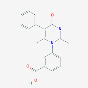 3-(2,6-Dimethyl-4-oxo-5-phenylpyrimidin-1-yl)benzoic acid