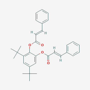 2,4-Ditert-butyl-6-(cinnamoyloxy)phenyl 3-phenylacrylate