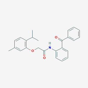 N-(2-benzoylphenyl)-2-(2-isopropyl-5-methylphenoxy)acetamide