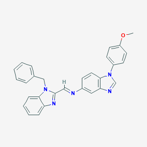 1-(1-benzylbenzimidazol-2-yl)-N-[1-(4-methoxyphenyl)benzimidazol-5-yl]methanimine