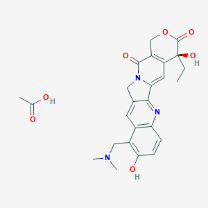 molecular formula C25H27N3O7 B037849 Topotecan Acetate CAS No. 123948-88-9