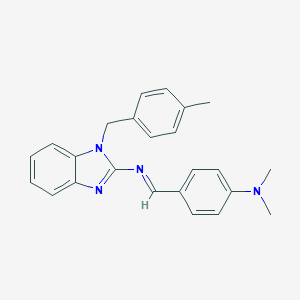 N-[4-(dimethylamino)benzylidene]-N-[1-(4-methylbenzyl)-1H-benzimidazol-2-yl]amine