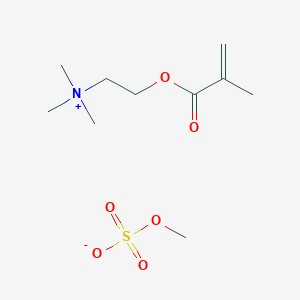 molecular formula C10H21NO6S B037850 [2-(Methacryloyloxy)ethyl]trimethylammonium methyl sulfate CAS No. 6891-44-7