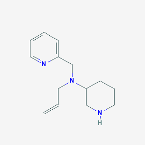 molecular formula C14H21N3 B3785436 N-allyl-N-(2-pyridinylmethyl)-3-piperidinamine dihydrochloride 