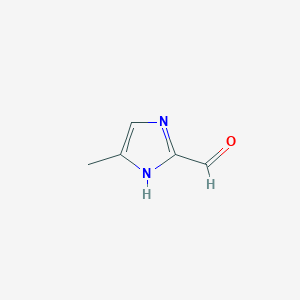 molecular formula C5H6N2O B037855 4-methyl-1H-imidazole-2-carbaldehyde CAS No. 113825-16-4
