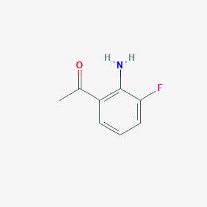 molecular formula C8H8FNO B037858 1-(2-氨基-3-氟苯基)乙酮 CAS No. 124623-26-3