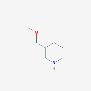 molecular formula C7H15NO B037864 3-(Methoxymethyl)piperidine CAS No. 116574-72-2