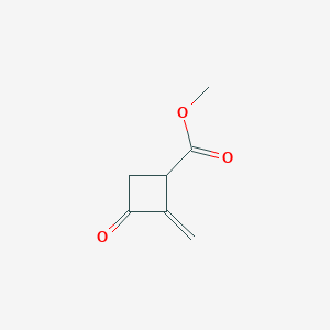 Cyclobutanecarboxylic acid, 2-methylene-3-oxo-, methyl ester (9CI)