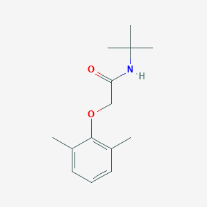molecular formula C14H21NO2 B378741 N-tert-butyl-2-(2,6-dimethylphenoxy)acetamide 