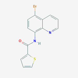 molecular formula C14H9BrN2OS B378742 N-(5-bromoquinolin-8-yl)thiophene-2-carboxamide CAS No. 524044-17-5